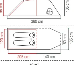 Coleman Cortes 2 tunneltent