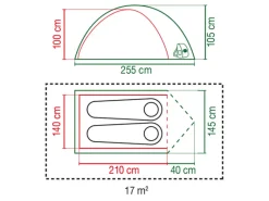 Coleman Darwin 2 plus Blackout koepeltent
