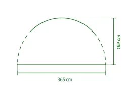 Coleman Event Shelter L zijwand met deur