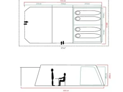 Coleman Victoria Falls 4 BlackOut Fastpitch tunneltent