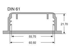 Comet DIN 61 schroefdop