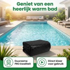 Comfortpool Pro 300x200 cm afdekzeil - Black