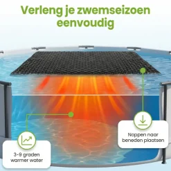 Comfortpool Pro 300x200 cm afdekzeil - Black