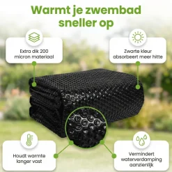 Comfortpool Pro 300x200 cm afdekzeil - Black