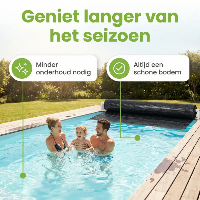 Comfortpool Pro 260x160 cm afdekzeil - Black