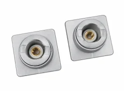 Confurn vierkante pushknop - Silver