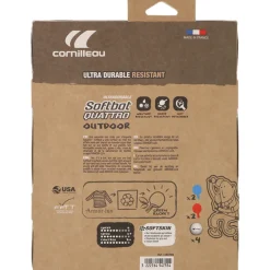 Cornilleau Softbat set van 4 tafeltennisbatjes