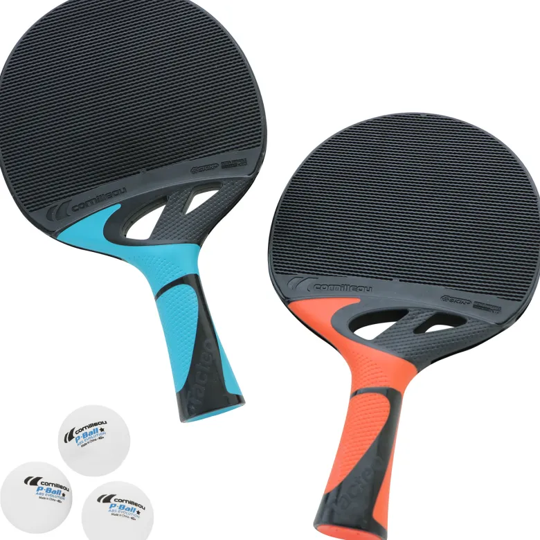 Cornilleau Tacteo set van 2 batjes met 3 ballen