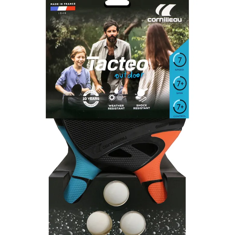 Cornilleau Tacteo set van 2 batjes met 3 ballen
