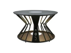 Cosi Fires Cosilumia Ø 70 cm verlichte loungetafel - Black