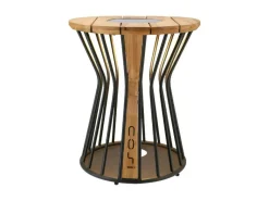 Cosi Fires Cosilumia Ø 52 cm verlichte loungetafel - Teak
