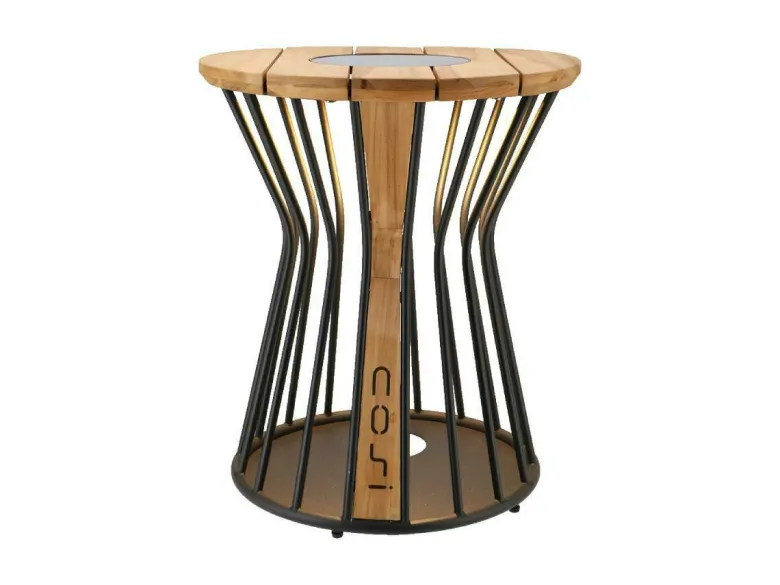 Cosi Fires Cosilumia Ø 52 cm verlichte loungetafel - Teak
