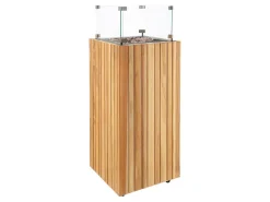 Cosi Fires Cosipillar square 30 mbar sfeerhaard - Teak