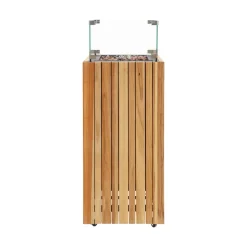 Cosi Fires Cosipillar square 30 mbar sfeerhaard - Teak
