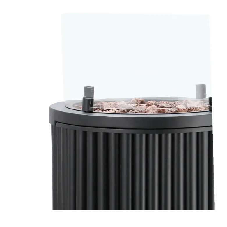 Cosipillar Curved black gashaard - 30 mbar