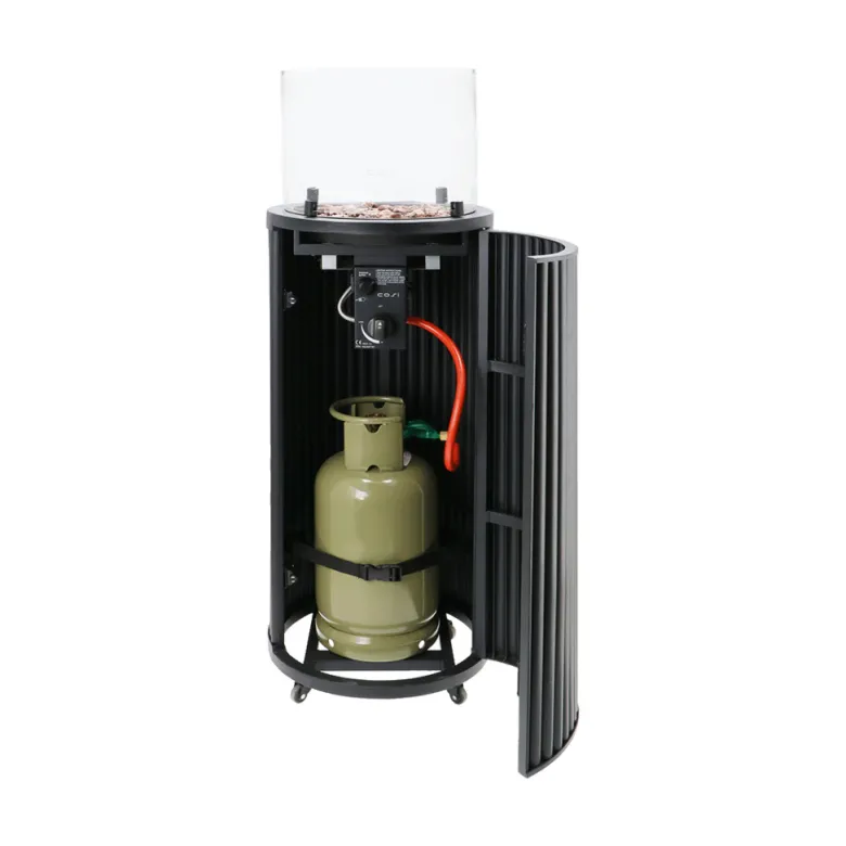 Cosipillar Curved black gashaard - 30 mbar