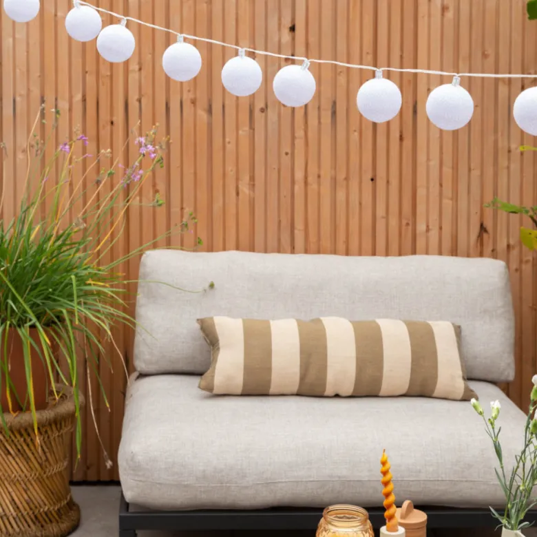 Cotton Ball Lights Outdoor extension kit lichtslinger - Blanco
