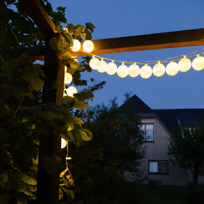Cotton Ball Lights Outdoor extension kit lichtslinger - Blanco