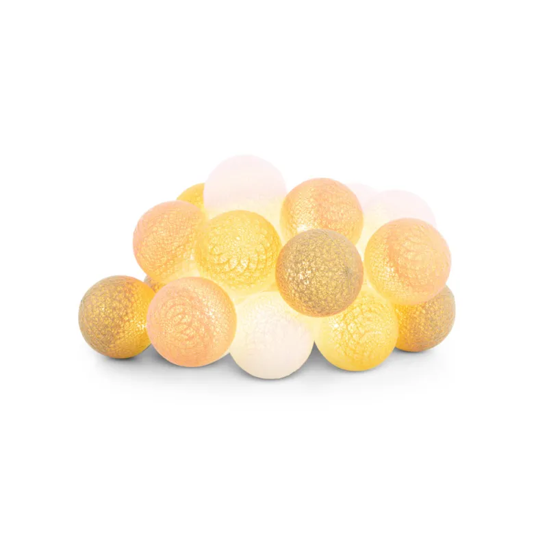 Cotton Ball Lights Outdoor extension kit lichtslinger - Naranja