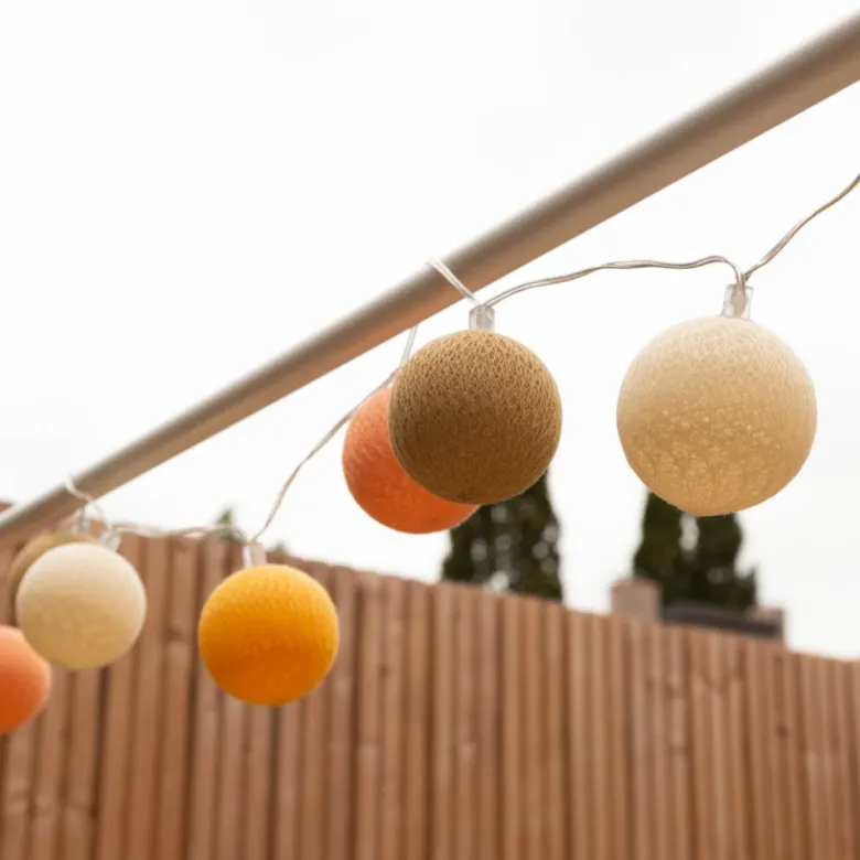 Cotton Ball Lights Outdoor extension kit lichtslinger - Naranja