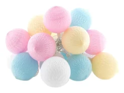 Cotton Ball Lights Outdoor extension kit lichtslinger - Pastel