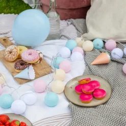 Cotton Ball Lights Outdoor extension kit lichtslinger - Pastel