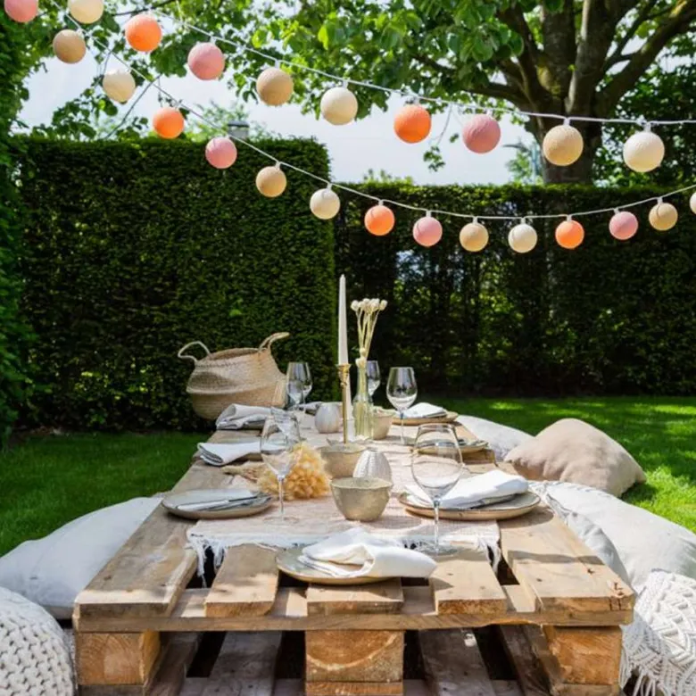 Cotton Ball Lights Outdoor lichtsnoer dulce