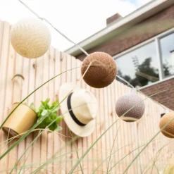 Cotton Ball Lights Outdoor starter kit lichtslinger - Caramelo
