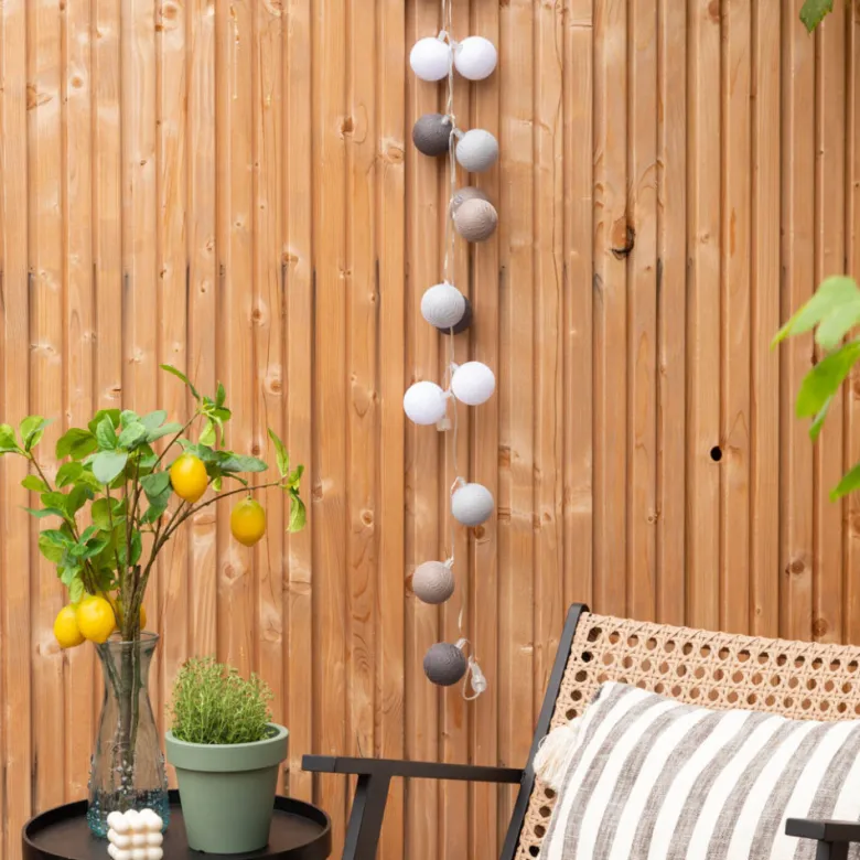 Cotton Ball Lights Outdoor starter kit lichtslinger - Sombra