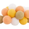 Cotton Ball Lights Outdoor starter kit lichtslinger - Naranja