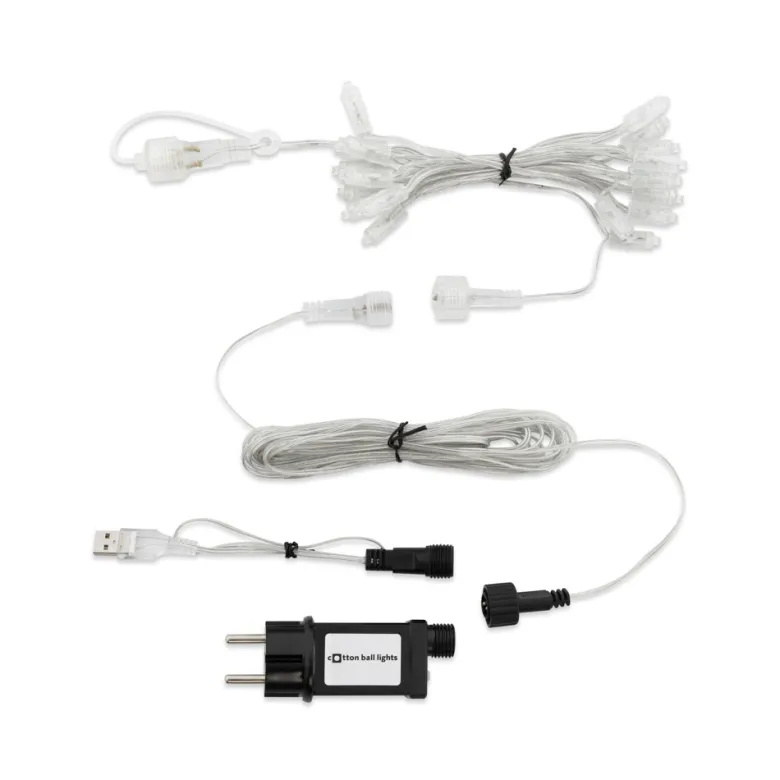 Cotton Ball Lights Outdoor starter kit lichtslinger - Naranja
