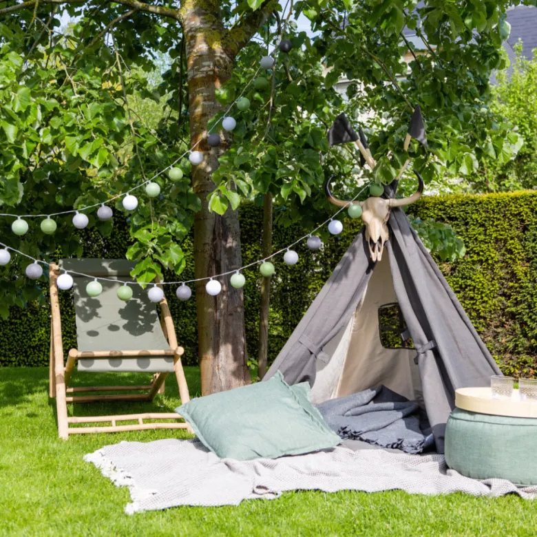 Cotton Ball Lights Outdoor starter kit lichtslinger - Verde