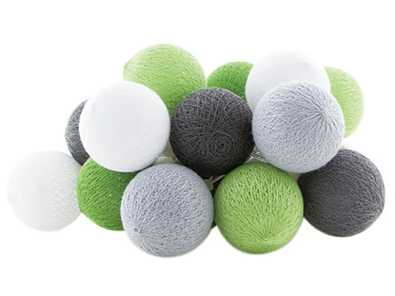 Cotton Ball Lights Outdoor starter kit lichtslinger - Verde