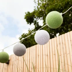 Cotton Ball Lights Outdoor starter kit lichtslinger - Verde