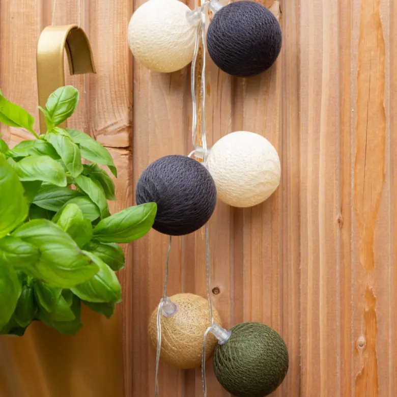 Cotton Ball Lights Outdoor starter kit lichtslinger - Cazar