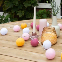 Cotton Ball Lights Outdoor starter kit lichtslinger - Pasion