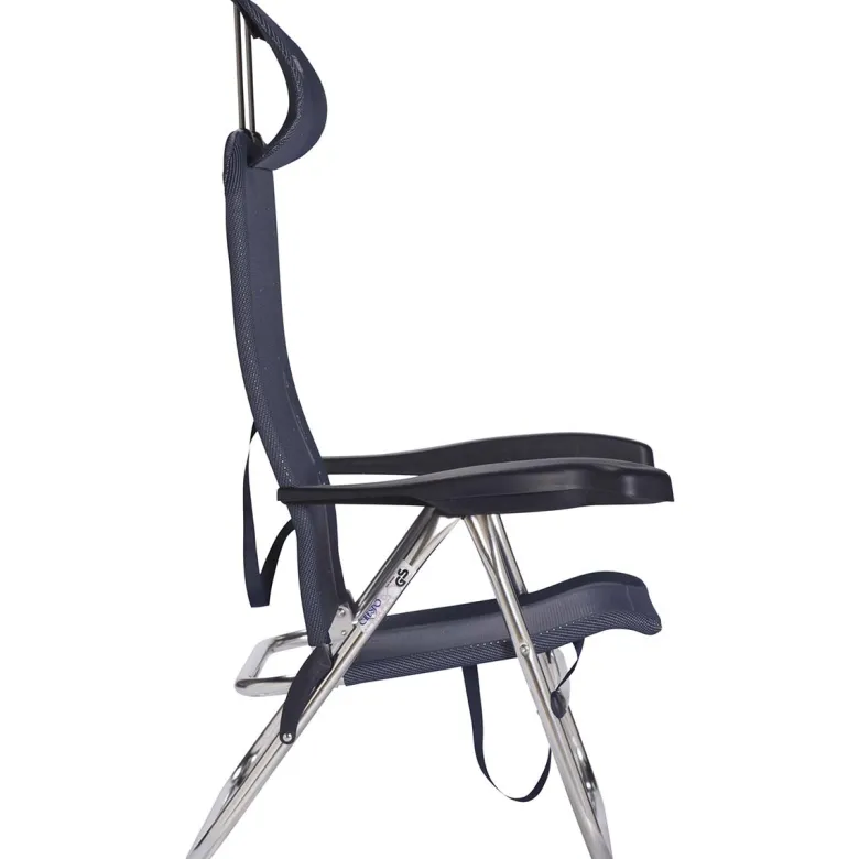 Crespo AL-205 Compact Dark Blue strandstoel