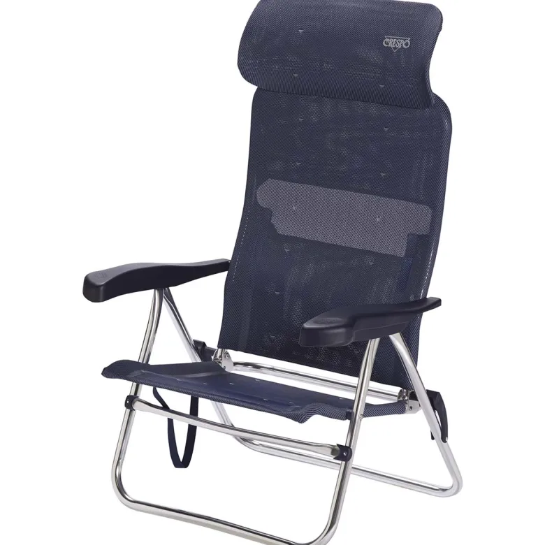 Crespo AL-205 Compact Dark Blue strandstoel