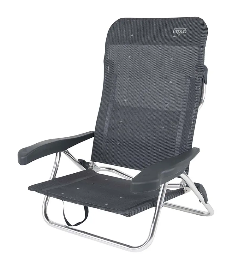 Crespo AL-221 Dark Grey strandstoel