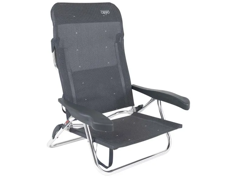 Crespo AL-221 Dark Grey strandstoel