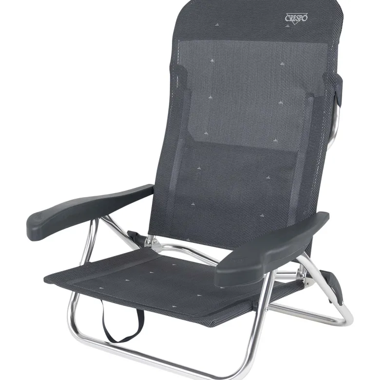 Crespo AL-221 Dark Grey strandstoel