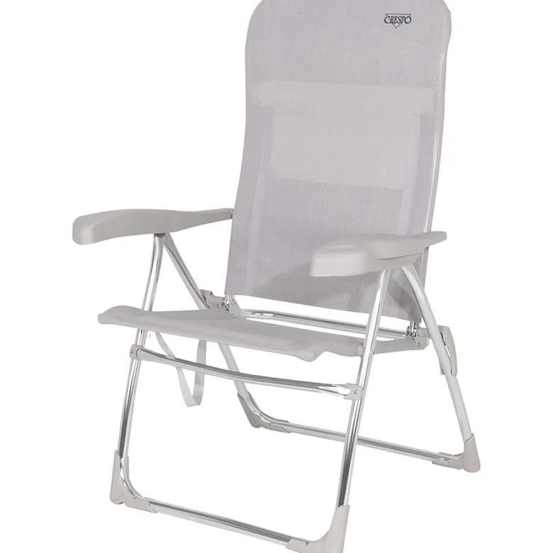 Crespo AL-206 Light Grey strandstoel