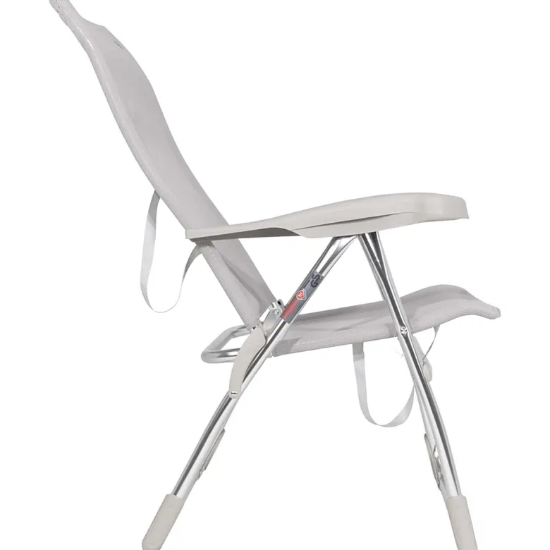 Crespo AL-206 Light Grey strandstoel