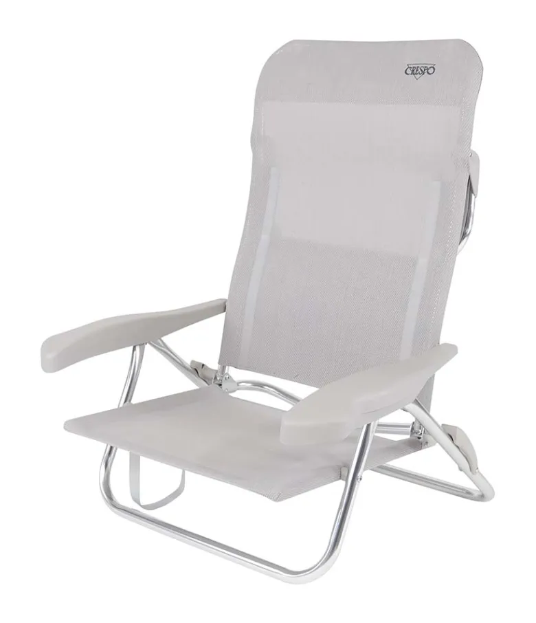 Crespo AL-221 Light Grey strandstoel
