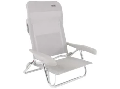 Crespo AL-221 Light Grey strandstoel