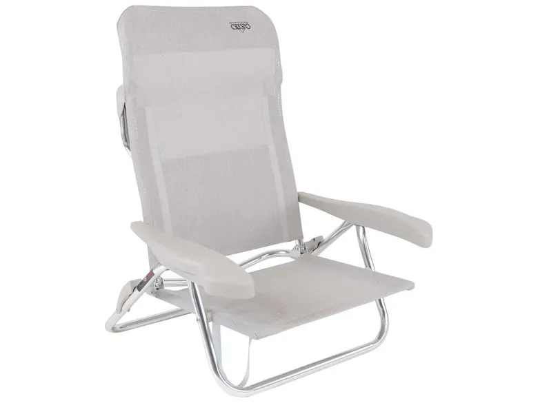 Crespo AL-221 Light Grey strandstoel