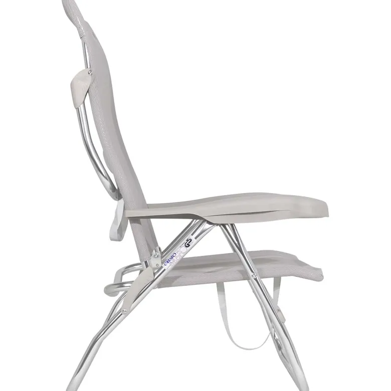 Crespo AL-223 Light Grey strandstoel
