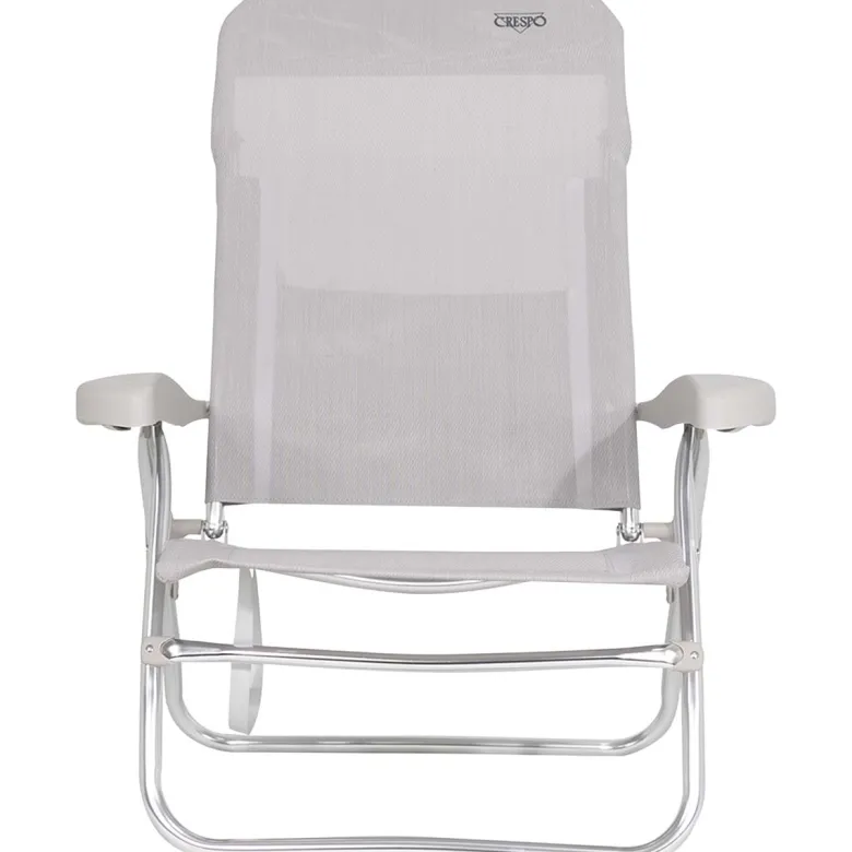 Crespo AL-223 Light Grey strandstoel