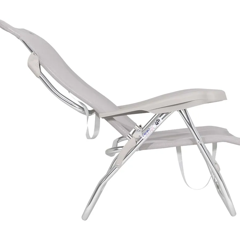 Crespo AL-223 Light Grey strandstoel