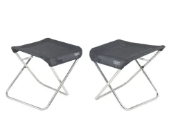 Crespo AL/228-M-40 set van 2 voetenbanken - Dark Grey
